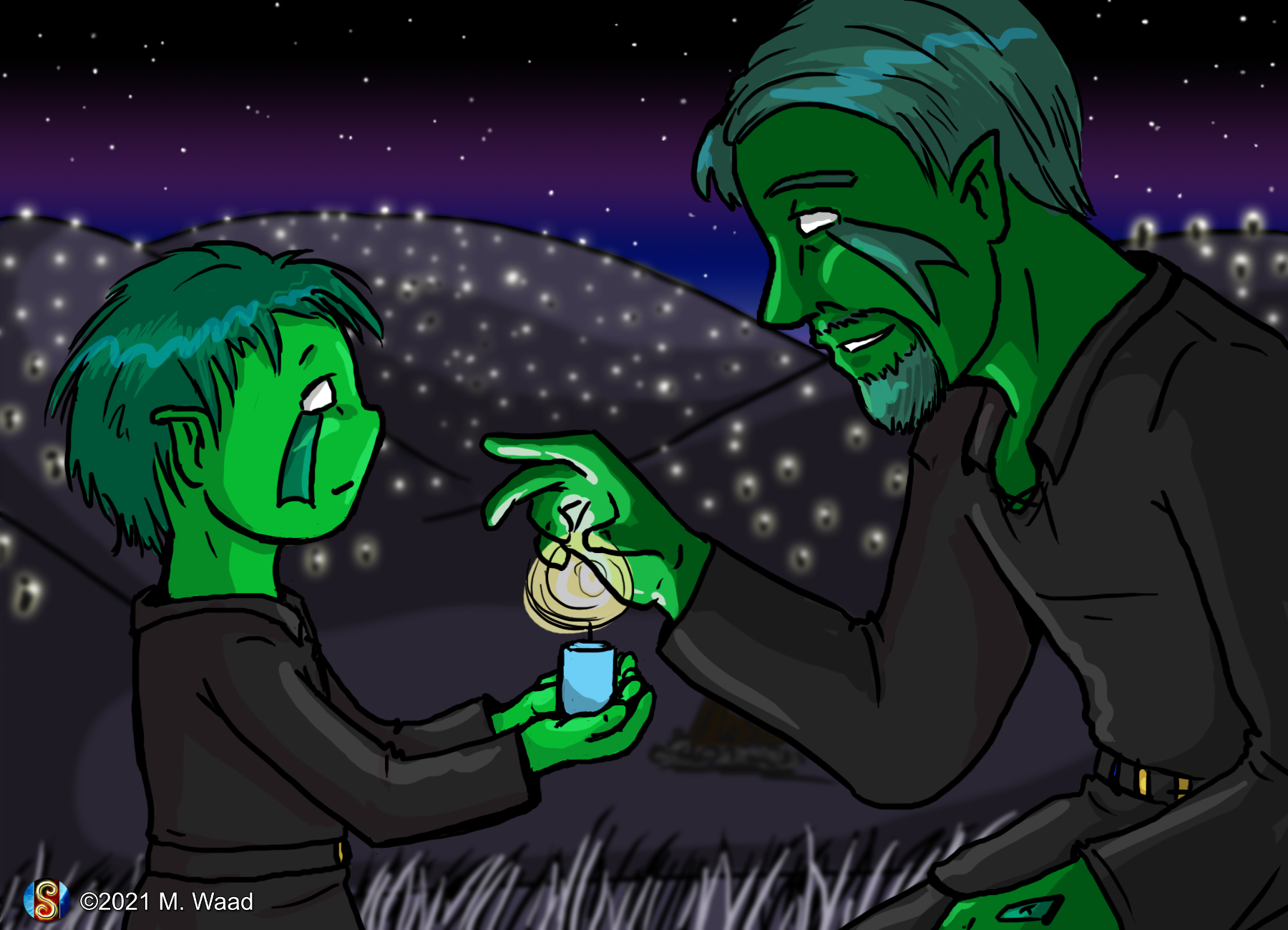 A light for a spirit